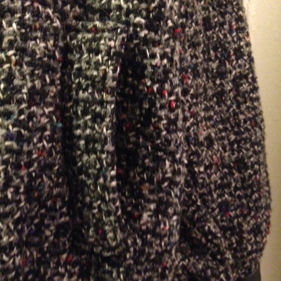 Vintage 80’s  tweed jacket genuine Leather ML - Picture 10 of 14